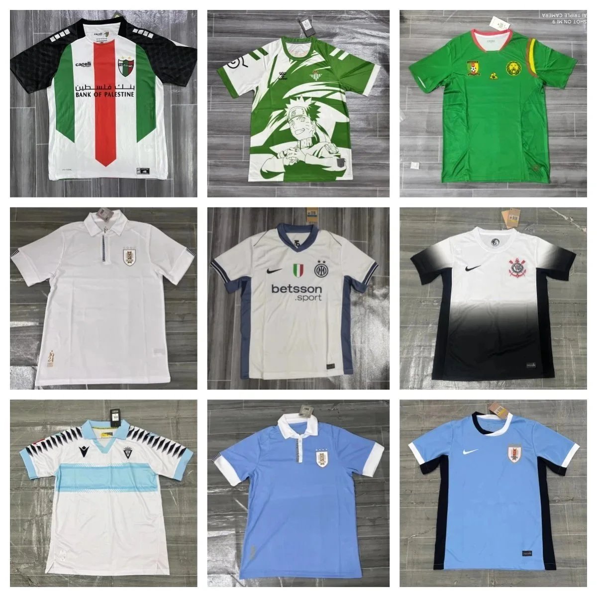 Official Football Jerseys Collection from Top Clubs and Nations