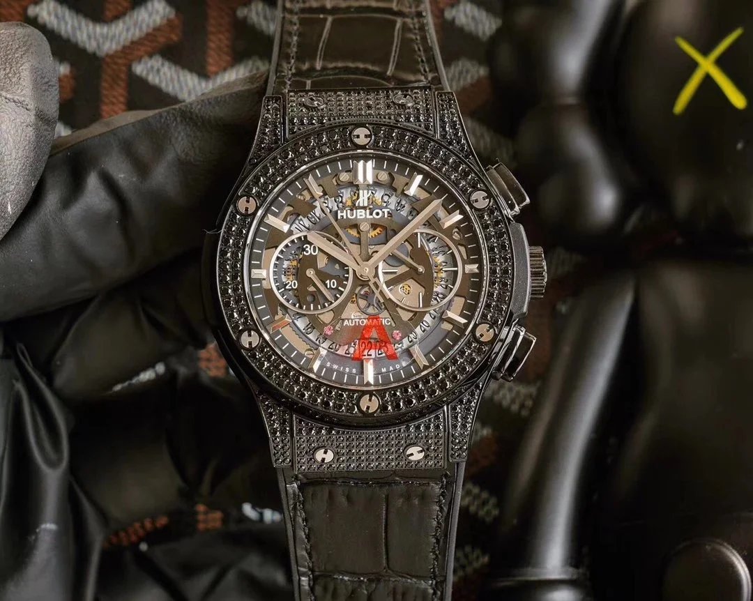 Hublot Big Bang Unico Black Diamond Watch Automatic Chronograph