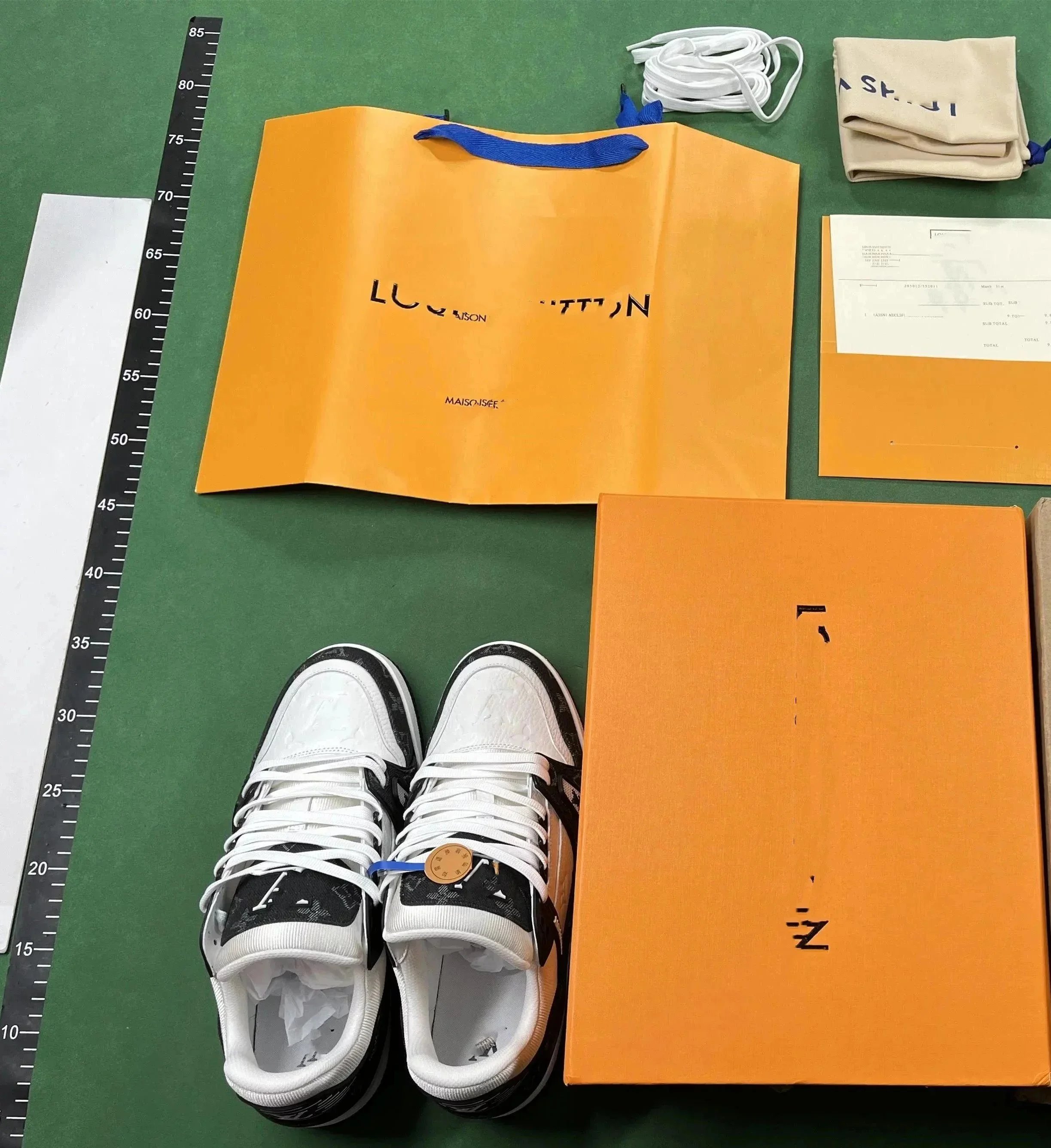 Maison Margiela x Louis Vuitton Collaborative Sneakers White Black