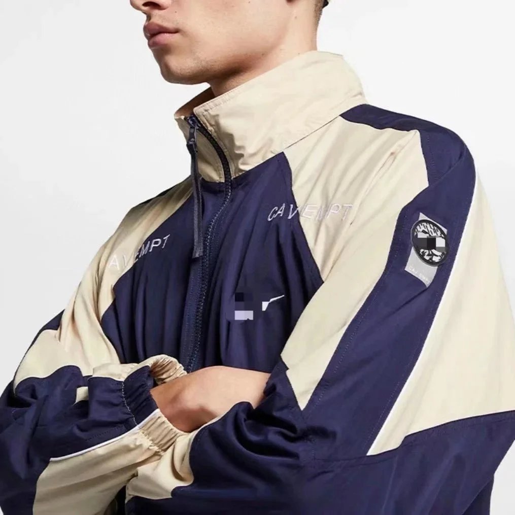 CAVENPT Men's Sport Jacket Lightweight Windbreaker Track Jacket