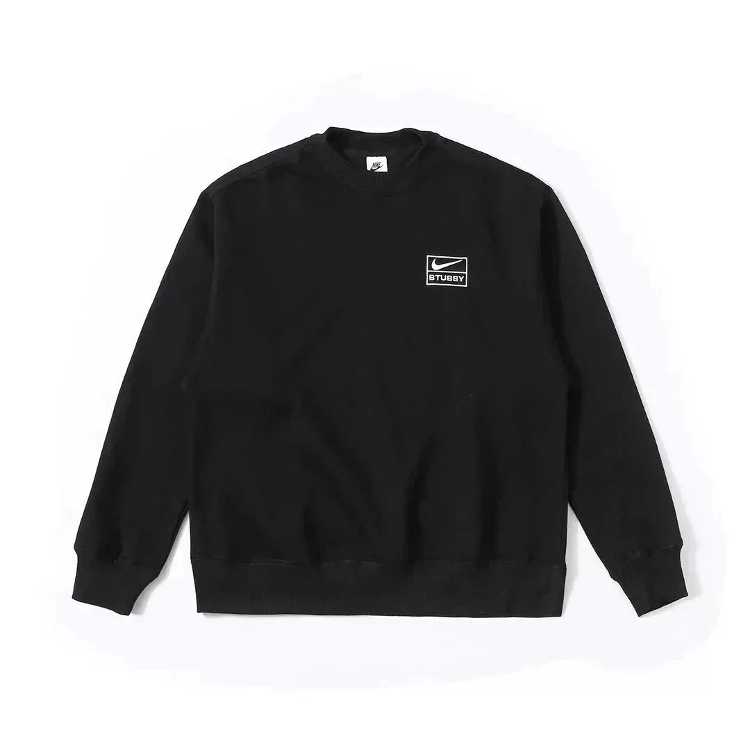 Nike x Stussy Black Crewneck Sweatshirt