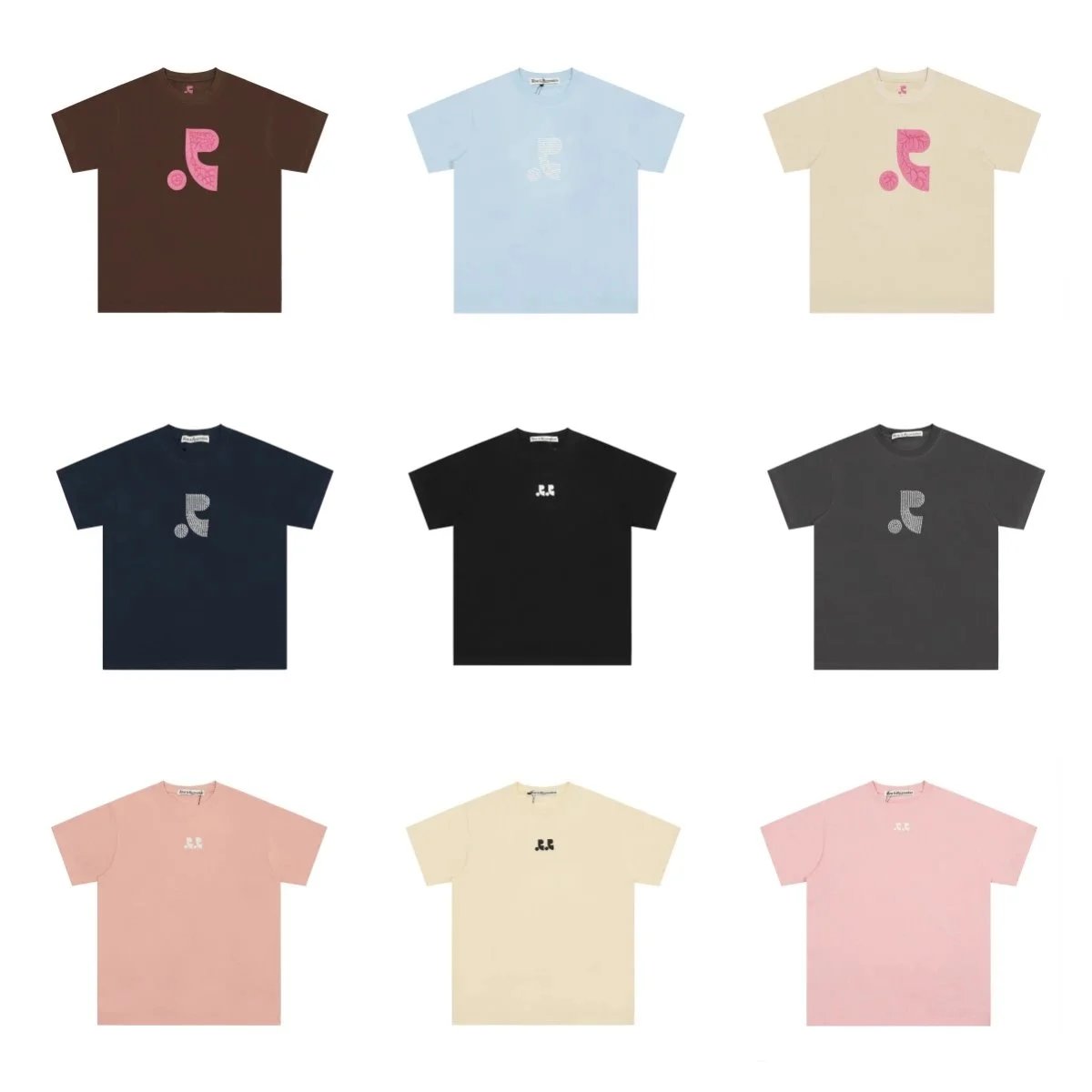 J.C Logo Print T-Shirt Collection - Minimalist Streetwear Design