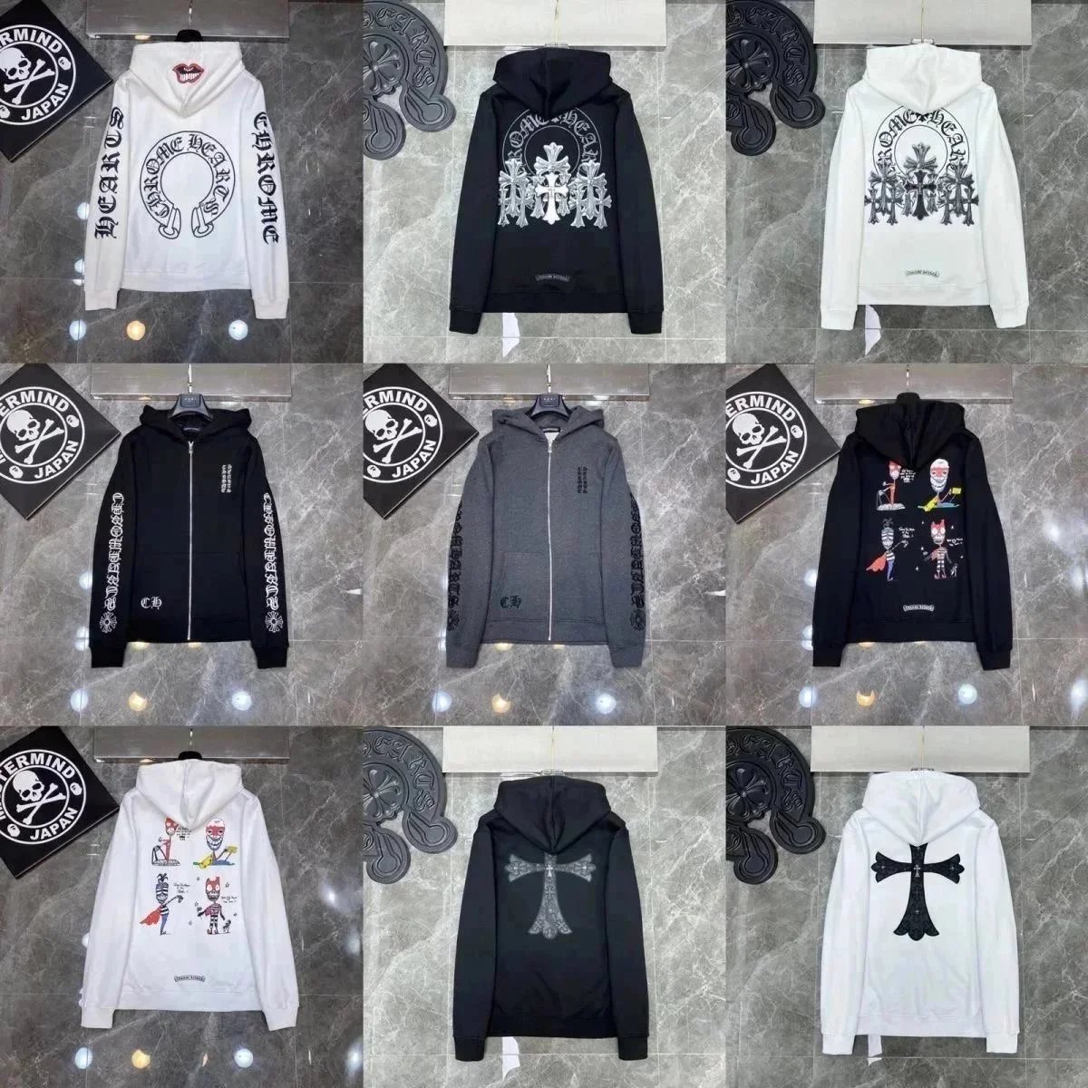 CARMIND Japan Hoodie Collection - Gothic Streetwear Zip-Up Sweatshirts