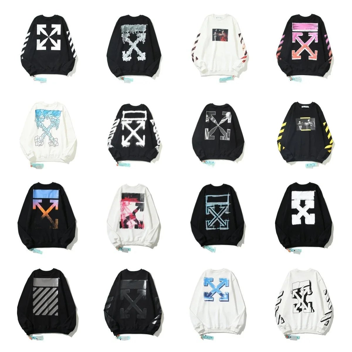 Off-White Sweatshirts with Arrows Logo Design