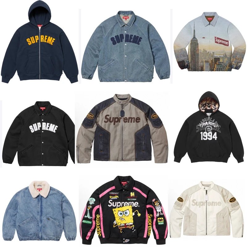 Supreme Jackets and Hoodies Collection 2023