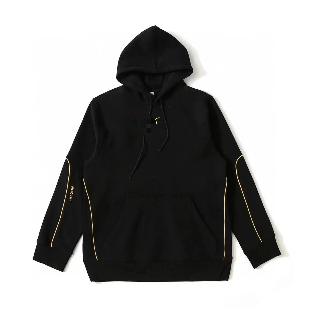 NOCTA Black Hoodie with Gold Trim and Logo