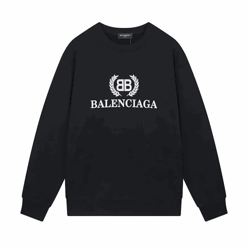Balenciaga Black Logo Crewneck Sweatshirt