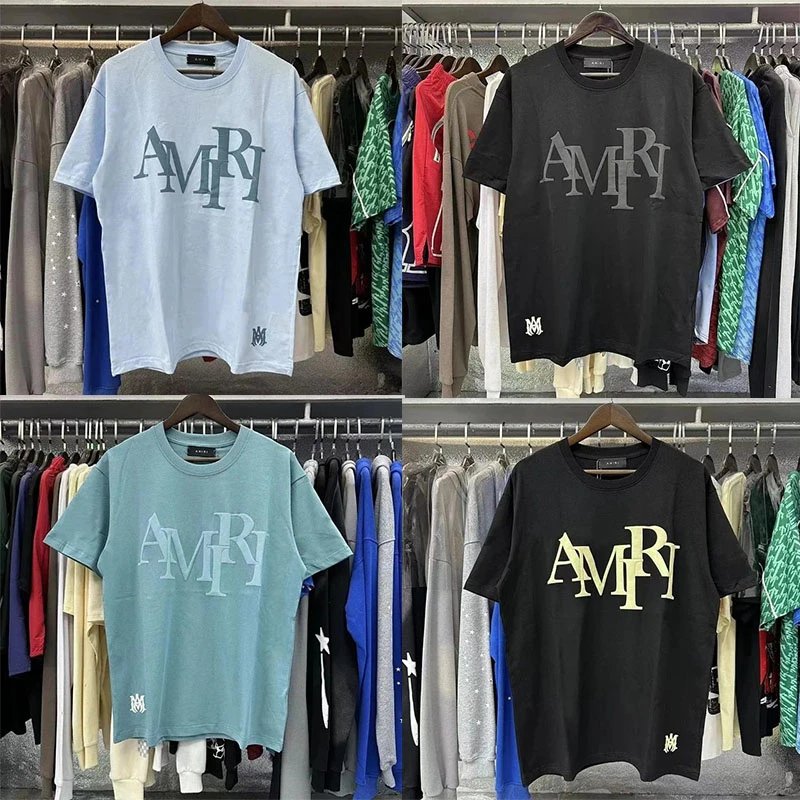 AMRY Oversized Logo T-Shirt for Men and Women
